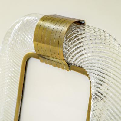  Barovier Toso Barovier Toso Picture Frame Torchon in Murano Glass