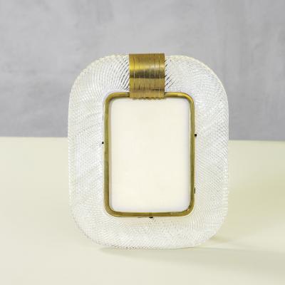  Barovier Toso Barovier Toso Picture Frame Torchon in Murano Glass