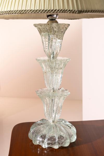  Barovier Toso Barovier Toso bulicante glass table lamp Italy 1940s