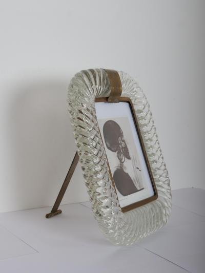  Barovier Toso Barovier and Toso murano glass picture frame Italy c1949