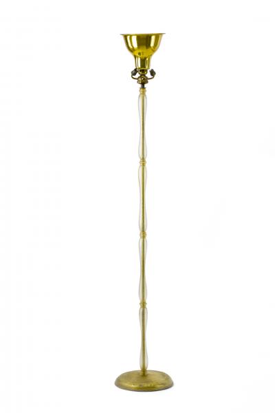  Barovier Toso Barovier refined coroso frosted glass floor lamp