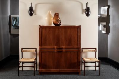  Barovier Toso Big vase in glass and gold leaf by Barovier Toso Italy 1980s