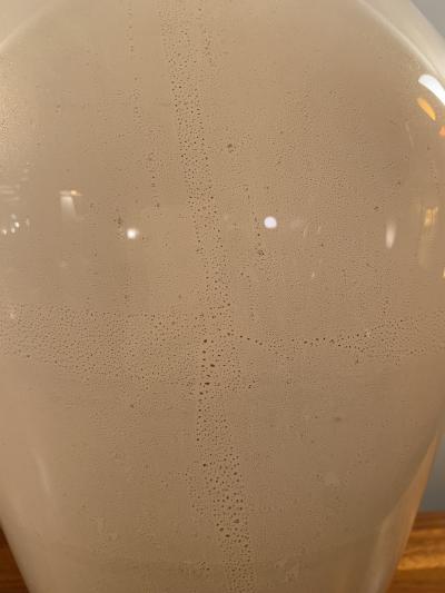  Barovier Toso Big vase in glass and gold leaf by Barovier Toso Italy 1980s