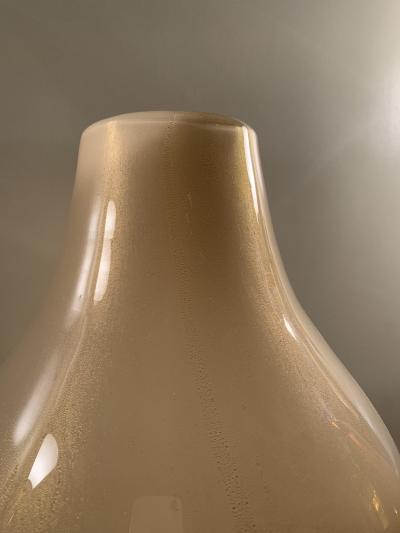  Barovier Toso Big vase in glass and gold leaf by Barovier Toso Italy 1980s