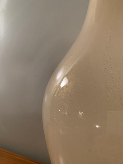  Barovier Toso Big vase in glass and gold leaf by Barovier Toso Italy 1980s