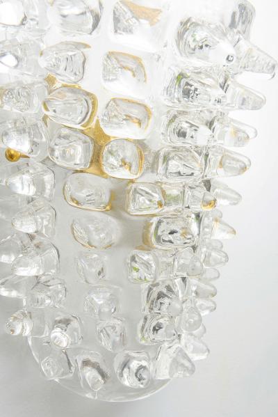  Barovier Toso Contemporary Murano Glass Sconces in the Manner of Barovier Toso