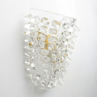  Barovier Toso Contemporary Murano Glass Sconces in the Manner of Barovier Toso