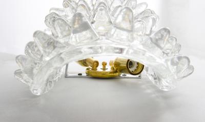  Barovier Toso Contemporary Murano Glass Sconces in the Manner of Barovier Toso
