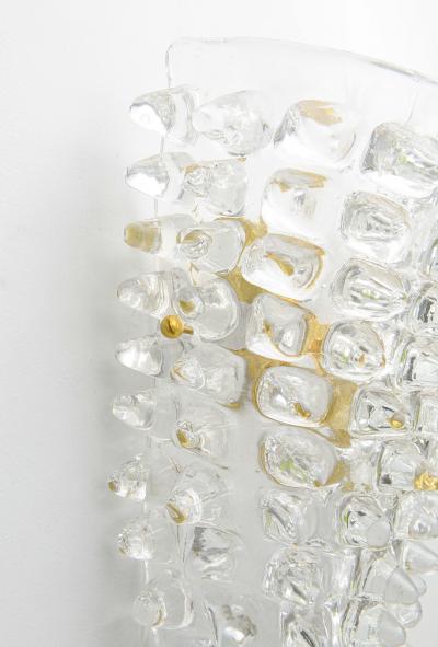  Barovier Toso Contemporary Murano Glass Sconces in the Manner of Barovier Toso