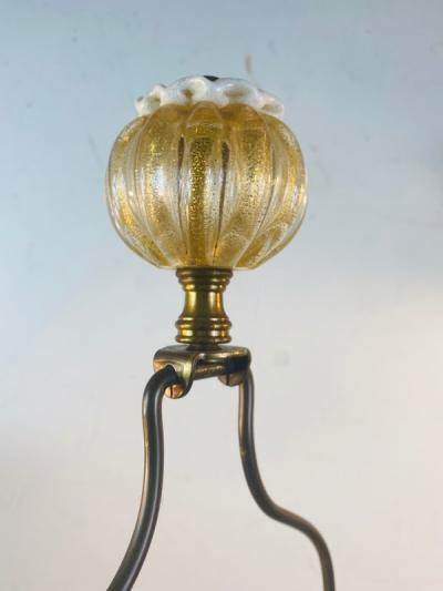  Barovier Toso EXCEPTIONAL FRUIT IN PEDESTAL MURANO GLASS LAMP