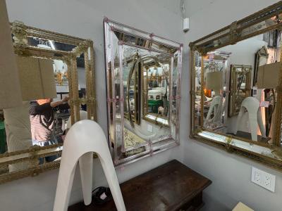  Barovier Toso Etched And Beveled Venetian Mirror