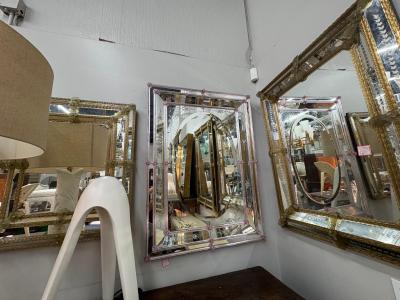  Barovier Toso Etched And Beveled Venetian Mirror