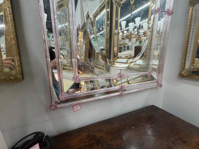  Barovier Toso Etched And Beveled Venetian Mirror