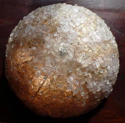  Barovier Toso Fantastic Murano Ceiling by Barovier Toso 1980