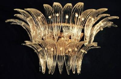  Barovier Toso Four Palmette Sconces by Barovier Toso 1960s