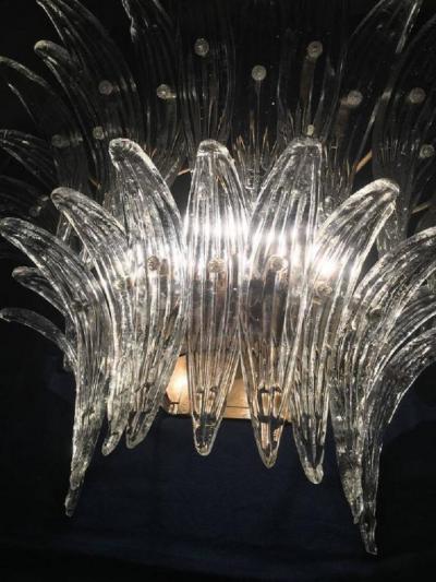  Barovier Toso Four Palmette Sconces by Barovier Toso 1960s