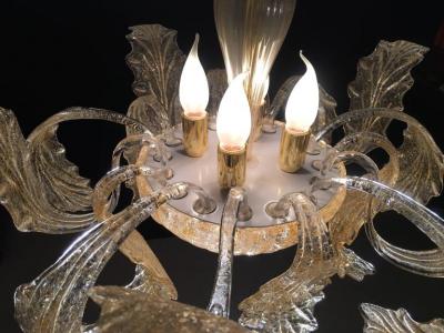  Barovier Toso Gold Royal Chandelier by Barovier Toso 1980s