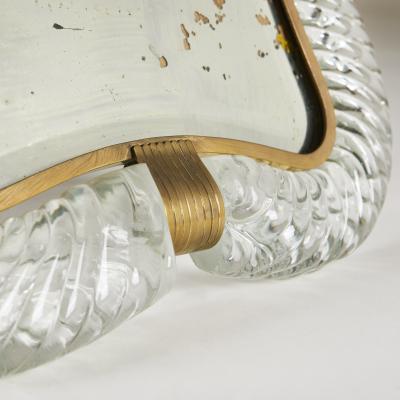  Barovier Toso Italian 1950s Murano glass dressing table mirror by Barovier Toso signed