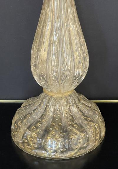  Barovier Toso Large Italian Murano Glass Table Lamp Mid Century Modern Barovier Toso Style