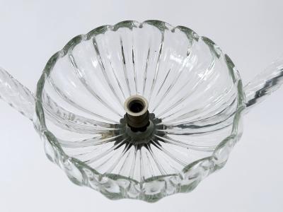  Barovier Toso Lovely Mid Century Chandelier or Pendant Lamp by Barovier Toso Italy 1950s
