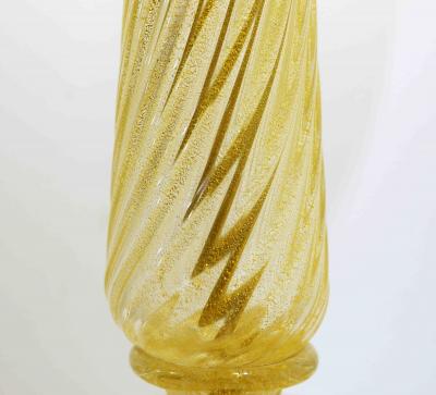  Barovier Toso Mid Century Modern Murano Glass Table Lamp by Barovier Toso