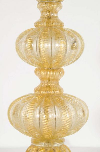  Barovier Toso Mid Century Modernist Hand Blown Table Lamp by Barovier e Toso