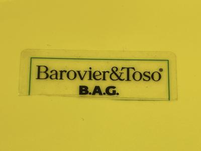  Barovier Toso Modern Barovier Toso Green Yellow Art Murano Glass Red Heart Plate Centerpiece