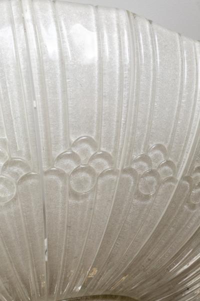  Barovier Toso Monumental Art Deco Style Dome Shaped Ceiling Fixture By Barovier UL Certified