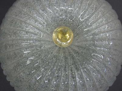  Barovier Toso Murano Glass Flush Mount Fixture Attributed to Barovier