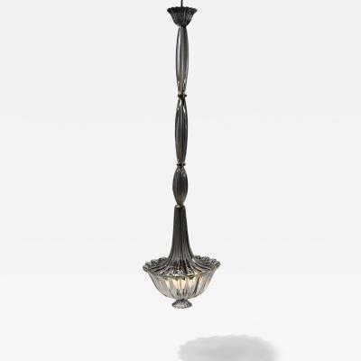  Barovier Toso Murano Glass Pendant Lamp attributed to Barovier Toso Italy 1940s