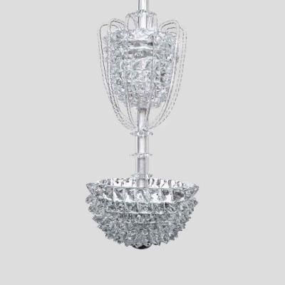  Barovier Toso Murano clear glass Rostrato Pendant by Barovier and Toso pendant