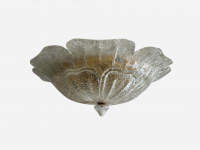  Barovier Toso Murano flush mount ceiling light by Barovier Toso