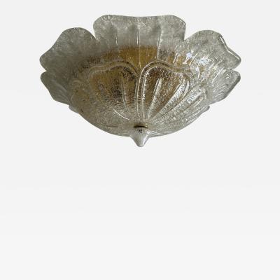  Barovier Toso Murano flush mount ceiling light by Barovier Toso