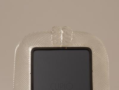  Barovier Toso Original Torciglione Glass Picture Frame by Barovier Toso Murano c 1935