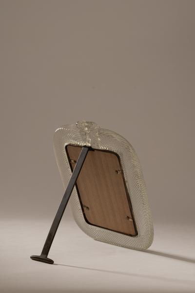  Barovier Toso Original Torciglione Glass Picture Frame by Barovier Toso Murano c 1935
