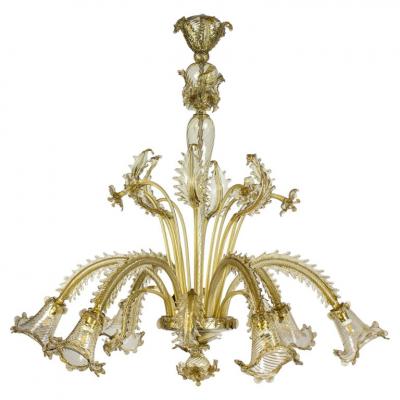  Barovier Toso Overwhelming Murano Chandelier by Barovier Toso 1960s