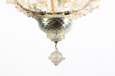  Barovier Toso Overwhelming Murano Glass Lantern or Chandelier by Barovier Toso 1940