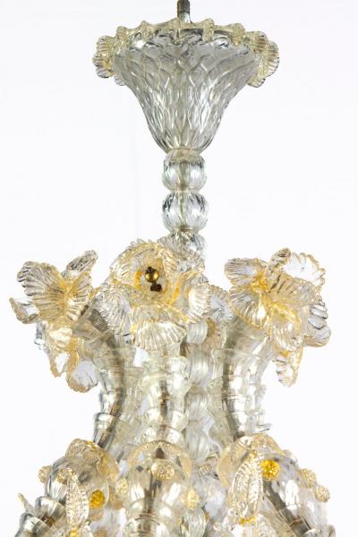  Barovier Toso Overwhelming Murano Glass Lantern or Chandelier by Barovier Toso 1940
