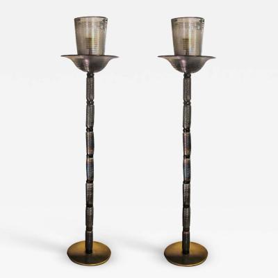  Barovier Toso PAIR OF BAROVIER AND TOSO DESIGN FLOOR LAMPS