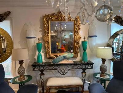  Barovier Toso Pair Of Vintage Murano Glass Lamps