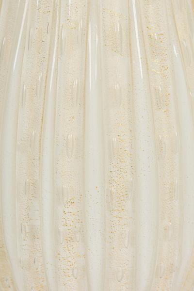  Barovier Toso Pair of Barovier Toso Italian Mid Century Bolle and Gold Fleck Table Lamps