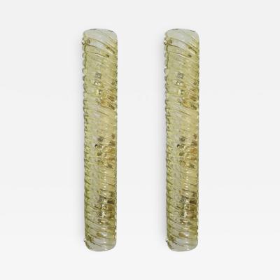  Barovier Toso Pair of Canale Sconces by Barovier e Toso 2 Pairs available