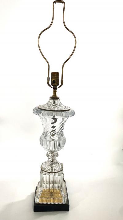  Barovier Toso Pair of Italian Modern Glass and Brass Lamps Barovier Toso