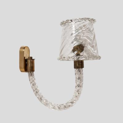  Barovier Toso Pair of vintage sconces by Barovier and Toso