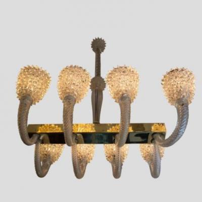 Barovier Toso ROSTRATO MURANO GLASS CHANDELIER BY BAROVIER AND TOSO