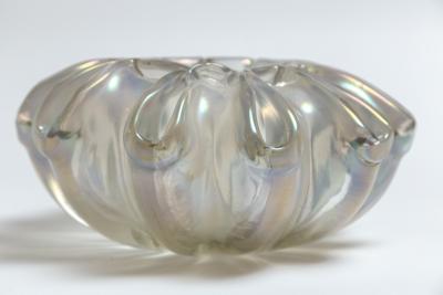  Barovier Toso Rare Ercole Barovier A Grosse Costolature Low Vase 1948