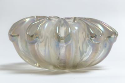  Barovier Toso Rare Ercole Barovier A Grosse Costolature Low Vase 1948