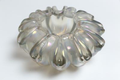  Barovier Toso Rare Ercole Barovier A Grosse Costolature Low Vase 1948