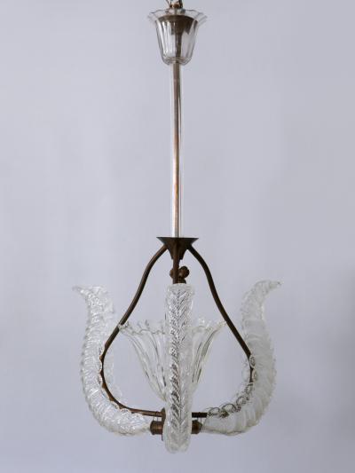 Barovier Toso Rare Mid Century Modern Chandelier or Pendant Lamp Putti by Barovier Toso