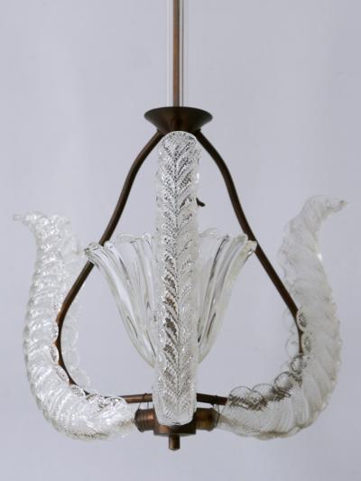 Barovier Toso Rare Mid Century Modern Chandelier or Pendant Lamp Putti by Barovier Toso